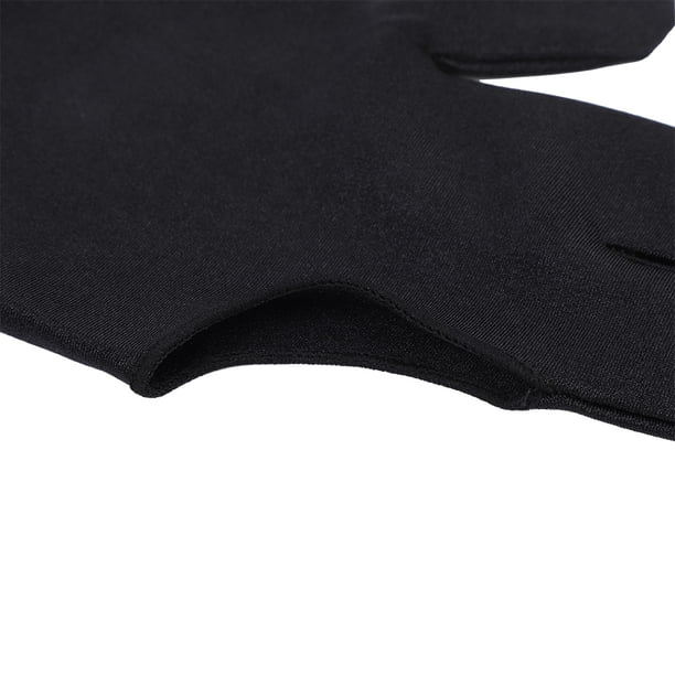 Guantes de billar ANGGREK 2 piezas mano izquierda profesional tres dedos negro