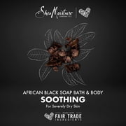 Shea Moisture African Black Soap With Shea Butter 8 oz (Pack of 3)
