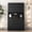 Black, variant on 74" Freestanding Storage Hutch | Organize Kitchen and Garage | Black Coated Wood Surface | Improve Space Utilization
