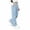 Blue-01, variant on Mitankcoo Girls Cargo Wide Leg Pants Elastic Drawstring High Waist Casual Trousers with Multi Pockets for Kids Daily 5-15Y