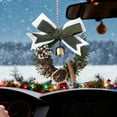 thumbnail image 4 of Festive Seasonal Wreath for Front Door Celebration Greenery Arrangement for Home, 4 of 6