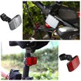 thumbnail image 2 of 4 Piezas Reflectores Delanteros y Traseros de Bicicleta para Manillar y Tija de Sillín Kit de Reflectores de Bicicleta Reflectores de Advertencia de Seguridad de Bicicleta, 2 Rojos y 2 Blancos, 2 of 5