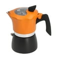 thumbnail image 2 of Fyearfly Cafetière à Expresso Italienne, cafetière 150 ML Classique de Style Italien Double Couleur en Aluminium Moka cuisinière cafetière pour Voyage Bureau à Domicile, 2 of 8