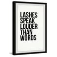 thumbnail image 2 of Marmont Hill Lashes Speaks Framed Wall Art, 20.00" x 1.50", 2 of 6