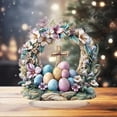 thumbnail image 6 of PEIBang Easter Acrylic Decoration for Home Office Desk Bookshelf Table Centerpiece Holiday Ornament, 6 of 6