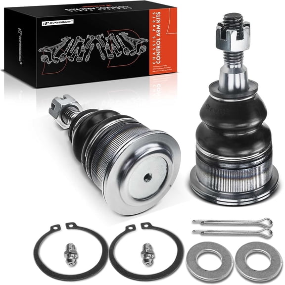 A-Premium Front Upper Ball Joints Compatible with Chevrolet Silverado 1500 HD 2500 3500 Express 2500 Suburban GMC Sierra Yukon XL 2500 Savana 2-PC Set Fits select: 2003-2019 CHEVROLET EXPRESS G2500
