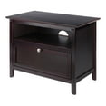 thumbnail image 5 of Kingfisher Lane Solid Wood Espresso TV Stand Rectangular 25"W x 14.96"D Unassembled, 5 of 15