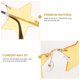 thumbnail image 5 of Gafas de sol con forma de estrella, gafas de sol sin montura, gafas de sol para fiestas en la playa, gafas sin marco, 5 of 6