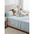 thumbnail image 1 of Rug Branch California Cotton Club 2 PC Queen Pillowcases – 600 Thread Count, 100% Long-Staple Cotton, Soft Sateen Weave, Breathable, Durable, Machine Washable – Light Blue, 1 of 4