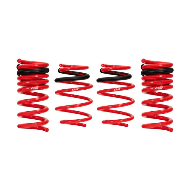 Eibach Lowering Kit E20-40-036-01-22 Sportline-Kit; Red; Without Shocks; With 2 Front/2 Rear Lowering Springs
