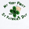 thumbnail image 2 of CafePress - First St. Patrick's Baby Infant Bodysuit - Baby Light Bodysuit, Size Newborn - 24 Months, 2 of 4