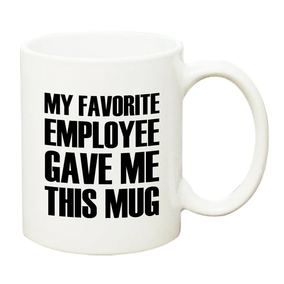 Funnil Best Boss Mug Ceramic Coffee Mug My Favorite Employee Gave Me This Mug for Bosses Coworkers