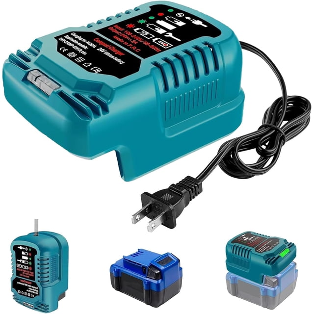 Mini Charger para Batería Ko*balt 24V, Charger Rápida Compatible con Ko*balt 24 Volt Max KB624-03 KB524-03 KB424-03 KB224-03 Series Batería para Herramientas Eléctricas