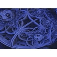 thumbnail image 1 of Ahgly Company Machine Washable Indoor Rectangle Transitional Ocean Blue Area Rugs, 7' x 10', 1 of 7