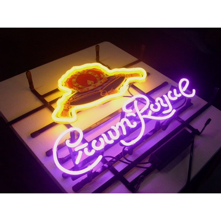 Crown royal neon light deals