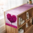 thumbnail image 6 of Table Runners 72 Inches Long Dress Scarves, Valentine's Day Farmhouse Kitchen Table Runner, Coffee Tablerunners, Pink Love Heart Trees Spring Romance 16x72 Inch, 6 of 9