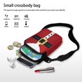thumbnail image 7 of HELLHERO Santa (Bag Only) Shoulder Bag Polyester, Women Adjustable Shoulder Strap 2 Zippers Messenger Bag, Leakproof, 7 of 7