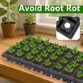 thumbnail image 4 of Gardzen Paquete de 10 Bandejas para Semillas de 32 Celdas, Bandeja Profunda de 5 cm para Plántulas, Bandejas Resistentes con Orificios de Drenaje, Compatible con Bandeja Estándar 1020, 4 of 6
