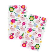 Packed Party 'Spring Blooms' 4" x 8" Disposable Guest Napkin, 2 x 20ct Bundle, 40 total pcs