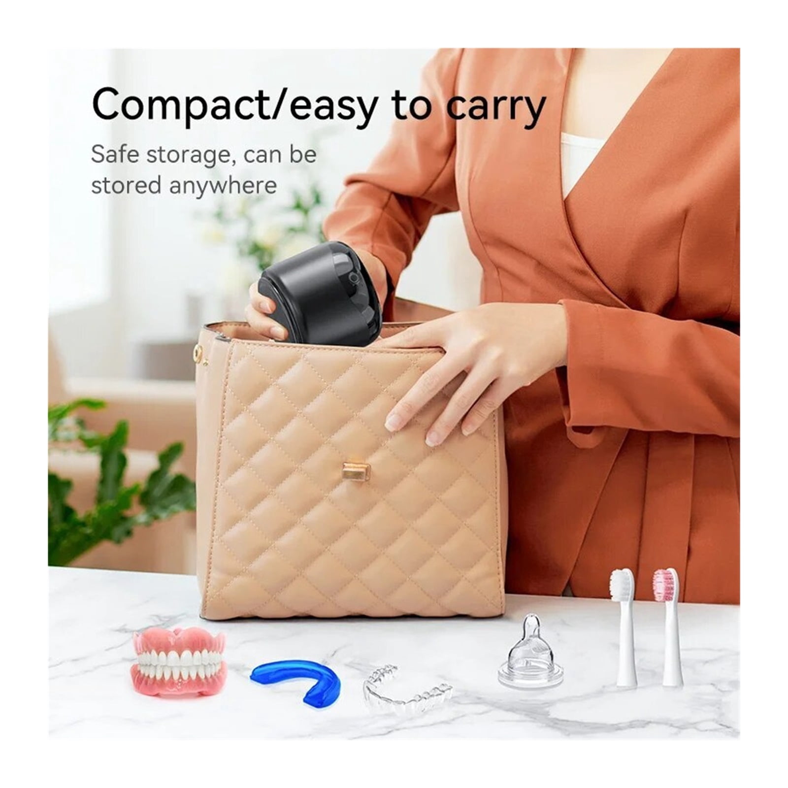 Ultrasonic Cleaner for Dentures 42-45KH Professional Ultrasonic Cleaning Machine for All Jewelry Watche Household Washer