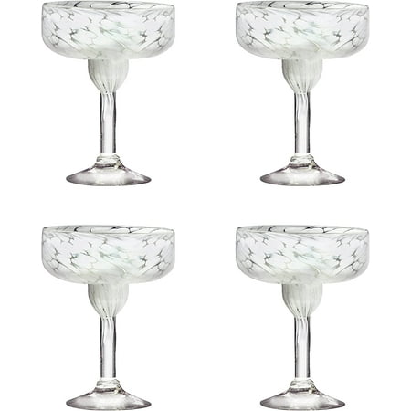 

Amici Home 15 oz Home Carmen Collection Margarita Glass (Set of 4) White