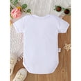 thumbnail image 2 of Son of the King Lion Graphic Baby Bodysuit - 100% Cotton Soft Stretchy Newborn Infant Romper with Playful Letter Print, All-Season Casual Outfit for 0-3 Years, Perfect Pregnancy Gift, 2 of 7