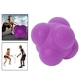 thumbnail image 4 of Coordinación Reflejo Agilidad Hexagonal Tenis Fitness Reacción Bola Púrpura Sunnimix Bolas de reacción de rebote, 4 of 8