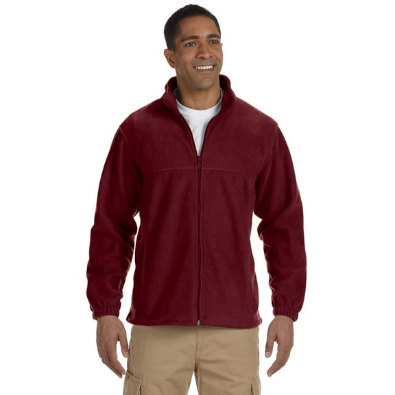 Harriton M990 Men'S 8 Oz. Full-Zip Fleece