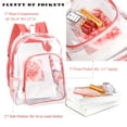 thumbnail image 4 of Mochila transparente Fomaris Pink 41x15x30 cm de gran capacidad, 4 of 8