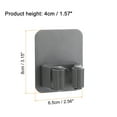 thumbnail image 2 of Soporte de Pared para Fregona y Escoba Unique Bargains 4 Piezas Acero Inoxidable 304 Autoadhesivo con Tornillos adecuado para Baño Cuarto de Lavado Gris oscuro, 2 of 5