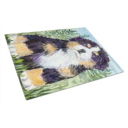 

Carolines Treasures SS8861LCB Bernese Mountain Dog Glass Cutting Board Large 12H x 16W multicolor
