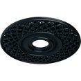 thumbnail image 3 of Ekena Millwork 22 1/4"OD x 4 3/4"ID x 1 1/4"P Robin Ceiling Medallion (Fits Canopies up to 6 1/4"), Hand-Painted Night Shade, 3 of 6