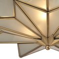 thumbnail image 3 of Decostar Collection 3 light flushmount in Brushed Brass, 3 of 3