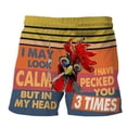 thumbnail image 1 of Pantalones cortos divertidos de playa para hombre, ropa de baño informal de moda para vacaciones, para el verano Fivean unisex, 1 of 2