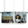 thumbnail image 6 of Rock Music Speaker Guitar Curtains For Living Room Kitchen Curtain Bedroom Decorative Window Treatments Home Drapes, 6 of 7