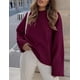 thumbnail image 4 of Suéter PRETTYGARDEN Oversize para Mujer, Color Vino, Talla XL, 4 of 8