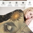 thumbnail image 3 of Orinice Sun Moon Throw Blanket Warm Flannel Blanket Soft Warm Printed Blanket for Bed, Couch and Sofa for Kids Teen Young Boys Girls, 60x80in, 3 of 6