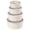 Large Set, variant on Kook Ceramic Nesting Bowls with Lids, Set of 4, Narbonne Collection