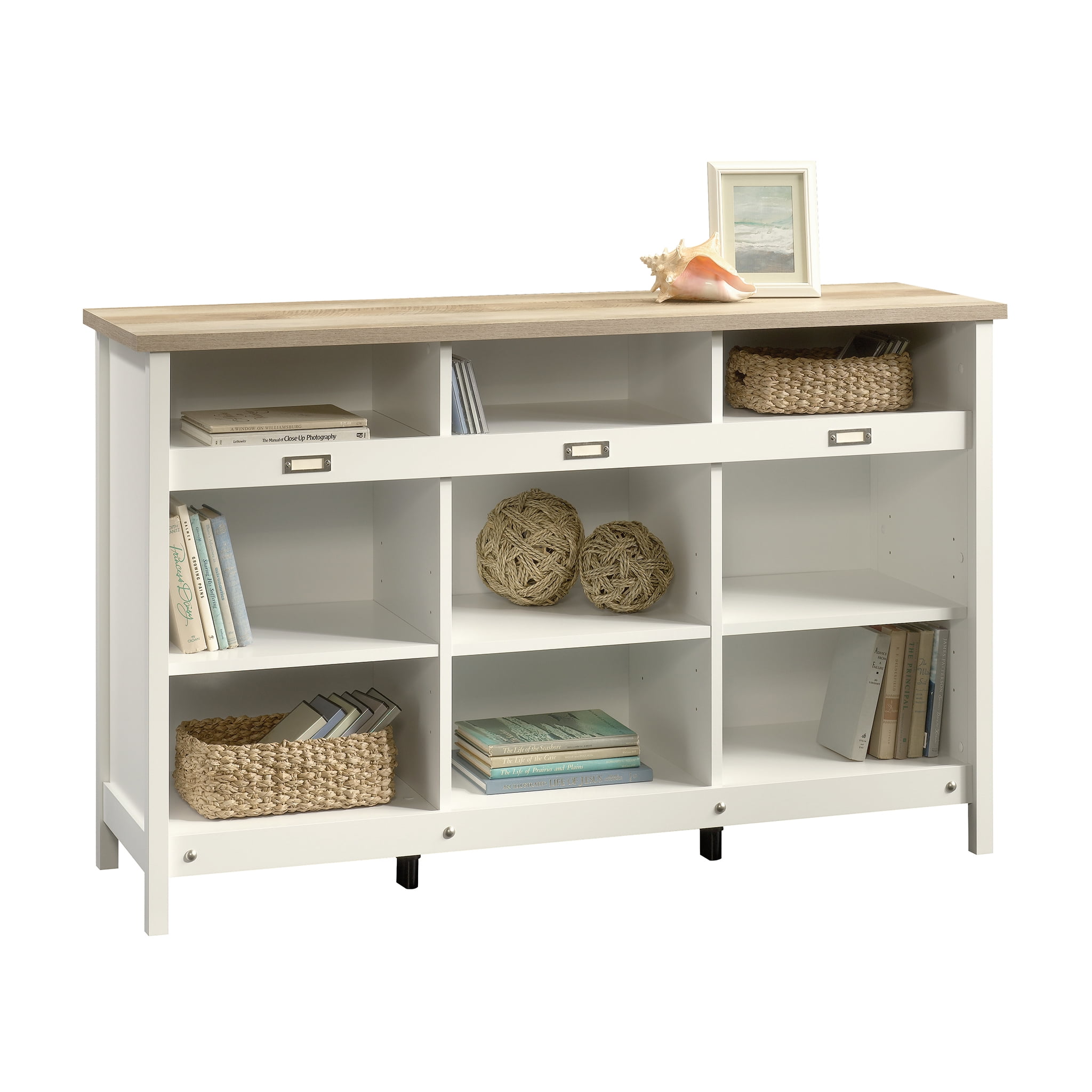 Sauder 417653 Adept Storage Credenza, Soft White? Finish