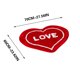thumbnail image 3 of Decoraciones para San Valentín, tapetes de imitación de cachemira con formas especiales para el baño, tapetes antideslizantes para la puerta, tapetes de baño fáciles de cuidar, tapetes de imitación de, 3 of 6
