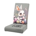 thumbnail image 2 of Antqov Easter Chair Covers Washable Bunny Eggs Chair Slipcovers Protector Removable Easter Dining Chair Covers for Party Holiday Kitchen Home Decorations, 2 of 6
