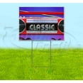 thumbnail image 1 of Retro Radio Classic 80S (18" x 24") Yard Sign, Includes Metal Step Stake, 1 of 6