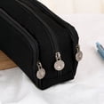 thumbnail image 2 of Pencil Case Double Zipper Oxford Fabric Large Capacity Multifunctional Stationery Organizer for Collage Workers Office Travel, 2 of 7