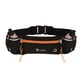 thumbnail image 1 of Riñonera deportiva multifuncional, resistente al agua, con correas ajustables y bolsillo extraíble, color negro elegante, ideal para correr y hacer senderismo, almacenamiento de hidratación, 1 of 8