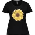 thumbnail image 3 of Inktastic Pocket Full of Sunshine Sunflower Women's Plus Size T-Shirt, 3 of 5