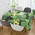 thumbnail image 5 of Coolnut St Patrick's Day Clover Tablecloth, Waterproof Washable Polyester Square Table Cover, Durable Tablecloth for Kitchen Dining Table Party Decor, 54"x54", 5 of 7