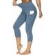 thumbnail image 1 of THE GYM PEOPLE Pantalones de yoga gruesos de cintura alta con bolsillos, control de barriga, entrenamiento, correr, yoga, leggings para mujer, 1 of 4