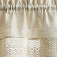 thumbnail image 3 of CHF Bridget Tailored Valance Curtain, 14"L x 56"W, Natural, Polyester/Linen, Indoor, Adult, 3 of 5