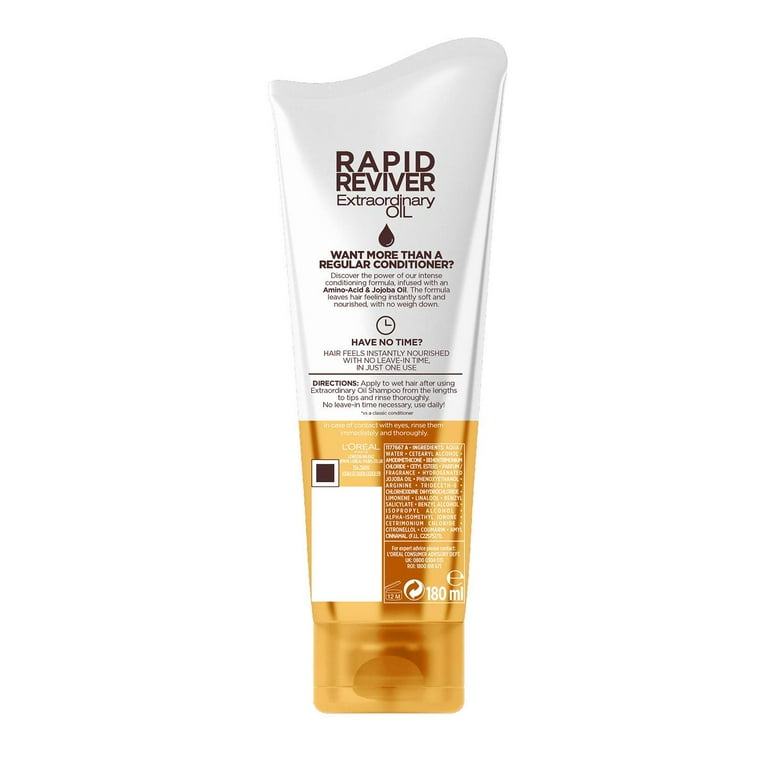 L'oreal Paris Hair Expertise Extraordinary Oil Conditioner Rapid Reviver, 180 Ml