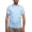Blue Oxford, variant on Men's Slim Fit Solid Tipped Interlock Polo Shirt, Blazing Orange, Small
